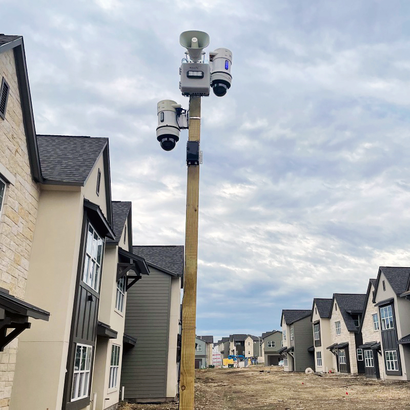 Construction Site Pole Cameras