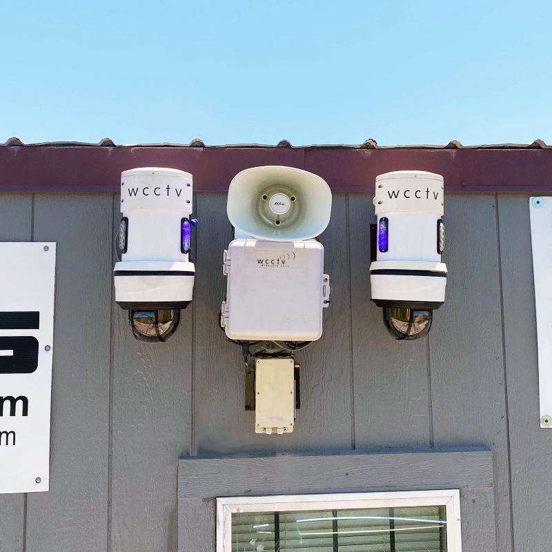 Pole Camera at Construction Jobsite