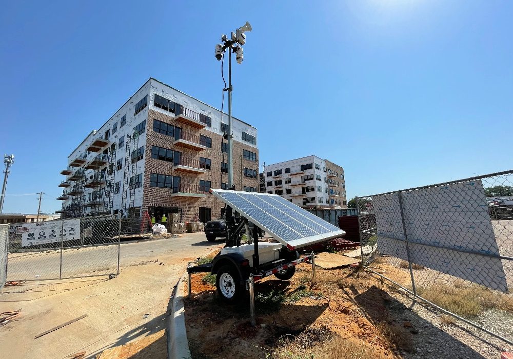 Construction Site Surveillance Trailer - Header