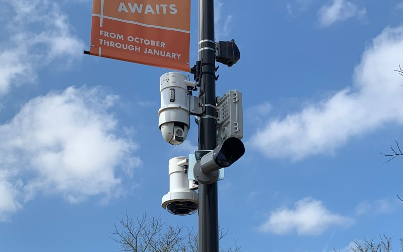 Two WCCTV Pole Cameras and LPR Unit